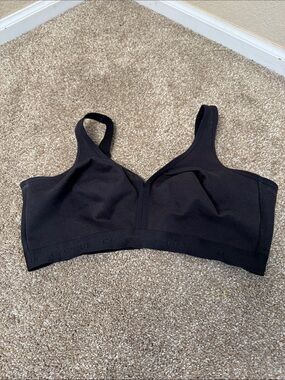 Cacique Coeur Black Wireless Comfort Bra 40DDD no underwire or padding